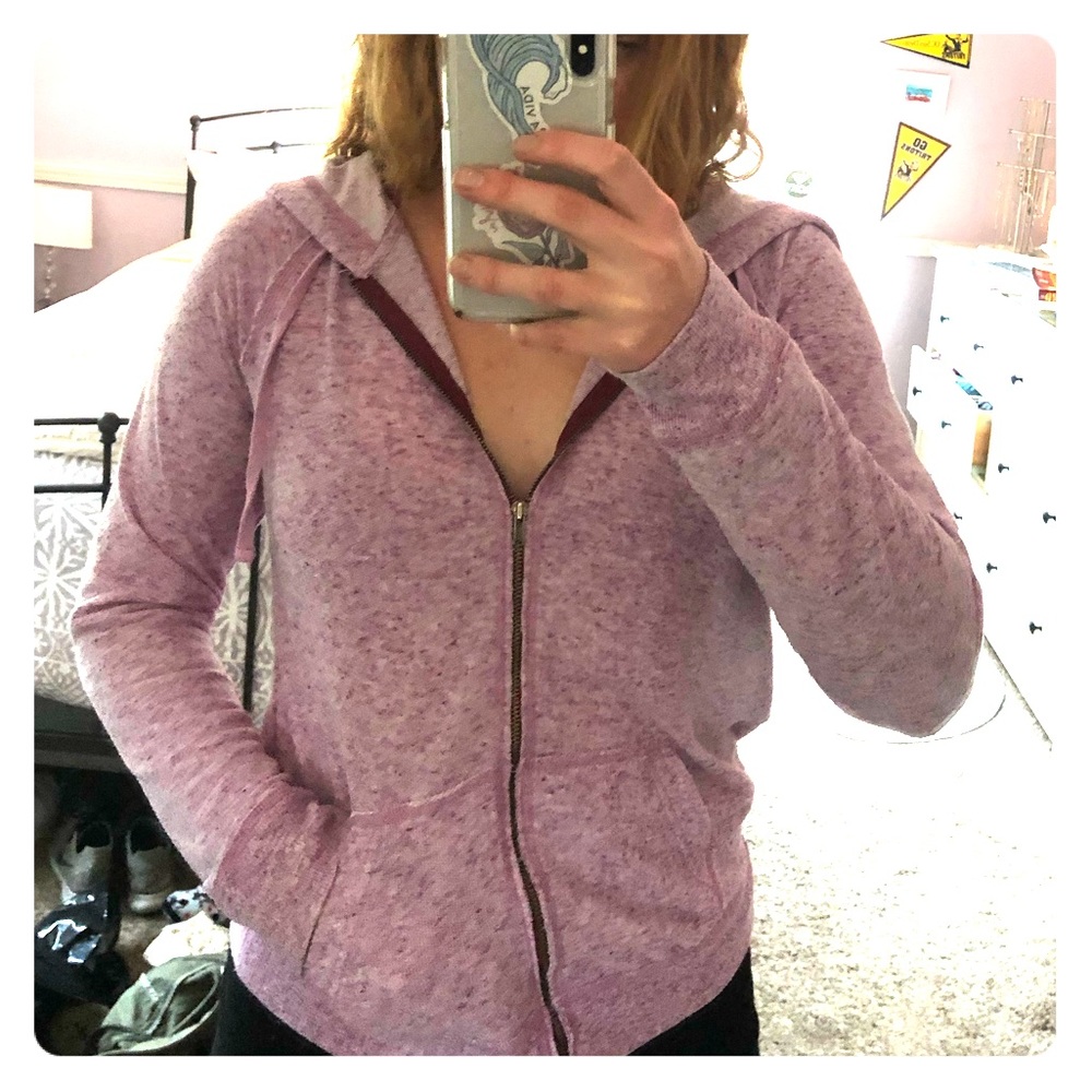 Thin Purple Zip up